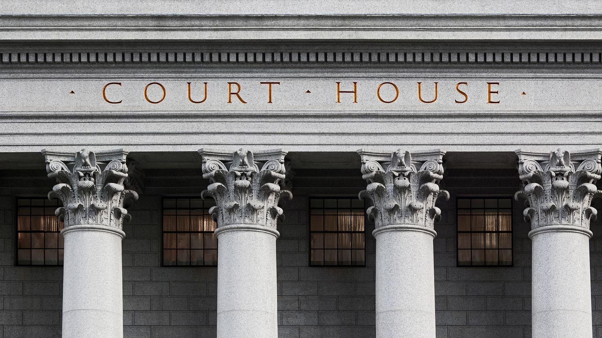 Courthouse facade